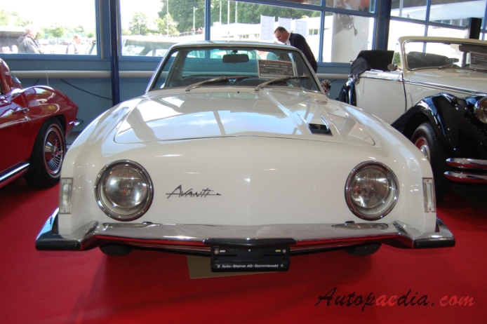 Studebaker Avanti 1962-1963 (1963 supercharger), front view