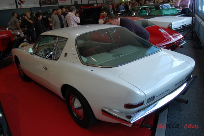 Studebaker Avanti 1962-1963 (1963 supercharger),  left rear view