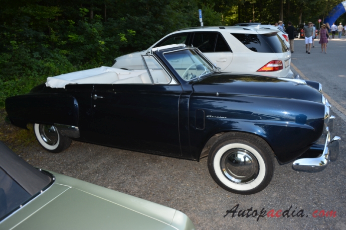 Studebaker Champion 3rd generation 1947-1952 (1950 cabriolet 2d), right side view