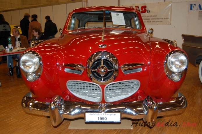 Studebaker Champion 3. generacja 1947-1952 (1950 sedan 4d), przód