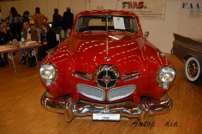Studebaker Champion 3rd generation 1947-1952 (1950 sedan 4d), front view
