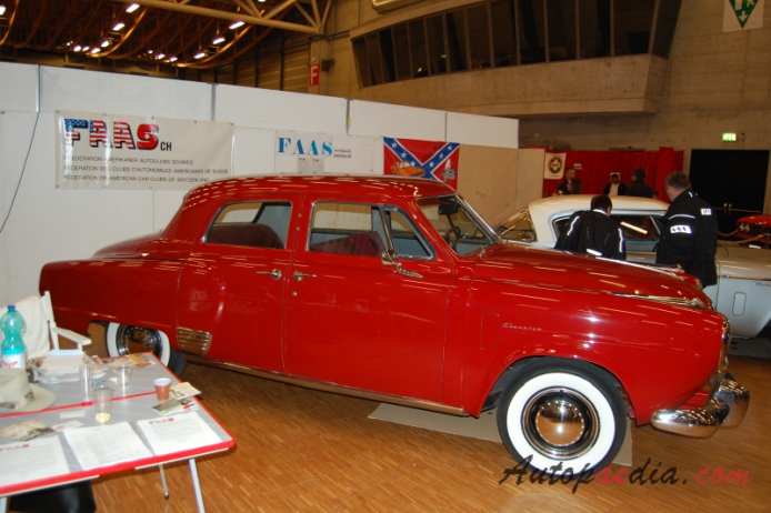 Studebaker Champion 3rd generation 1947-1952 (1950 sedan 4d), right side view