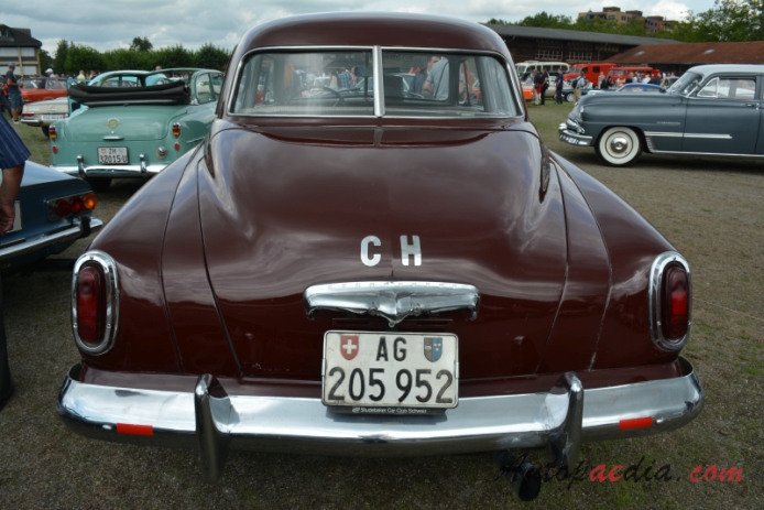 Studebaker Champion 3rd generation 1947-1952 (1950 sedan 4d), rear view