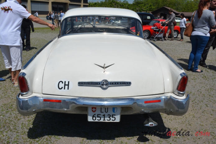 Studebaker Champion 4th generation 1953-1956 (1955 sedan 2d), rear view