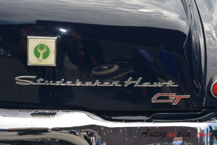 Studebaker Hawk 1956-1964 (1964 Gran Turismo Hawk hardtop 2d), rear emblem  