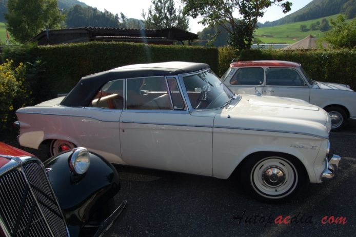 Studebaker Lark 1st generation 1959-1961 (1961 Lark VI cabriolet 2d), right side view