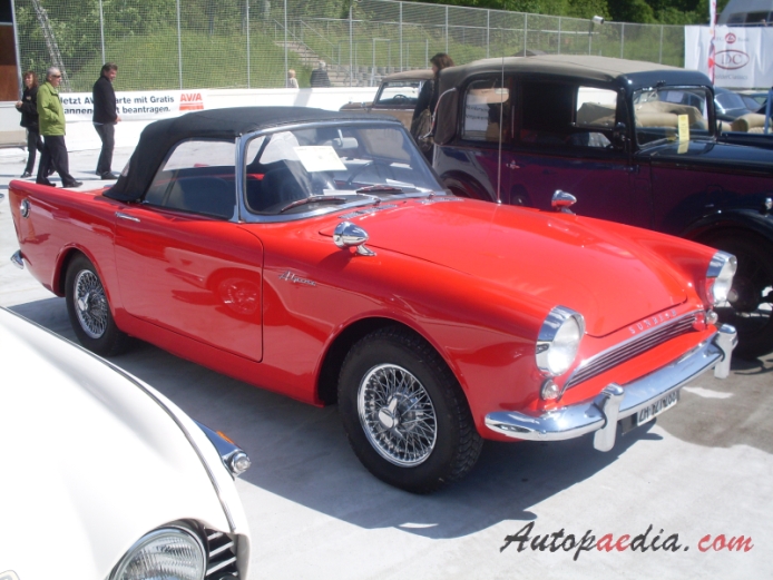Sunbeam Alpine 2. generacja 1959-1968 (1960 Series I 1494ccm), prawy przód