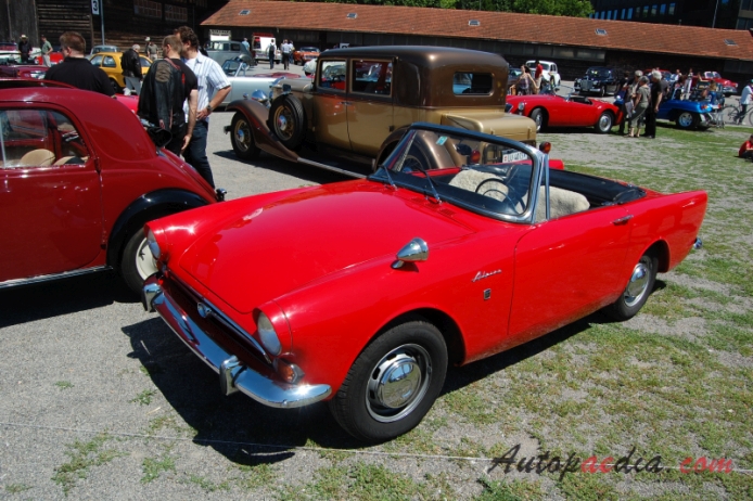 Sunbeam Alpine 2. generacja 1959-1968 (1965-1968 Series V 1725ccm), lewy przód