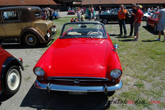 Sunbeam Alpine 2. generacja 1959-1968 (1965-1968 Series V 1725ccm), przód