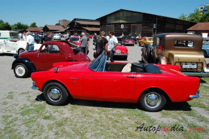 Sunbeam Alpine 2. generacja 1959-1968 (1965-1968 Series V 1725ccm), lewy bok