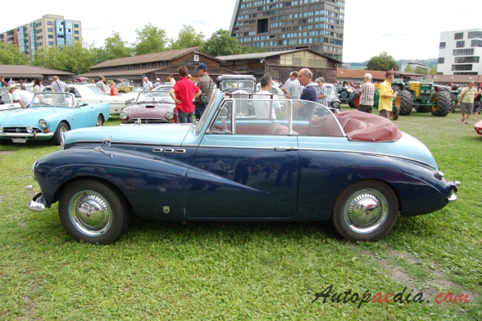 Sunbeam Mark III 1954-1957 (1954-1955 convertible 2d), left side view
