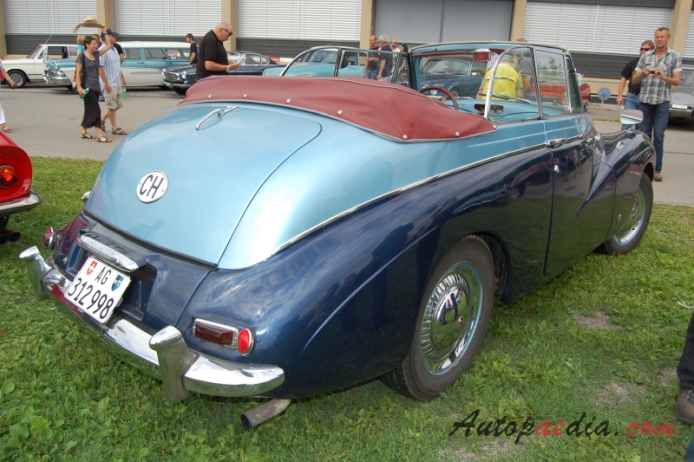 Sunbeam Mark III 1954-1957 (1954-1955 convertible 2d), right rear view