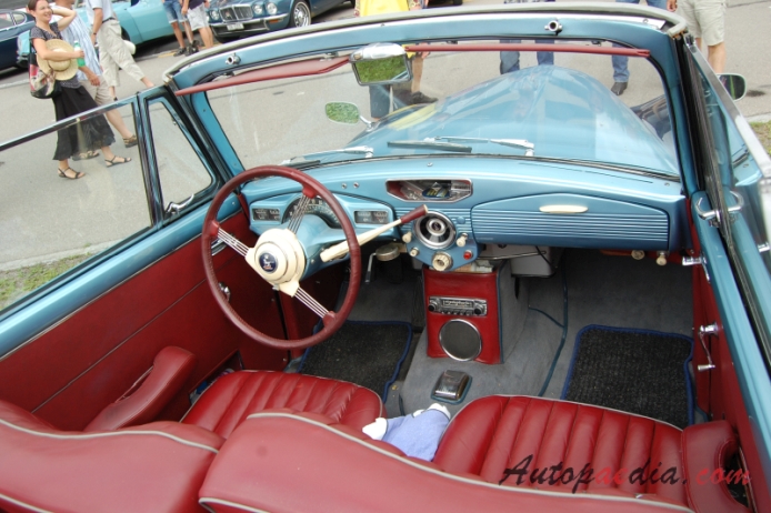 Sunbeam Mark III 1954-1957 (1954-1955 convertible 2d), interior