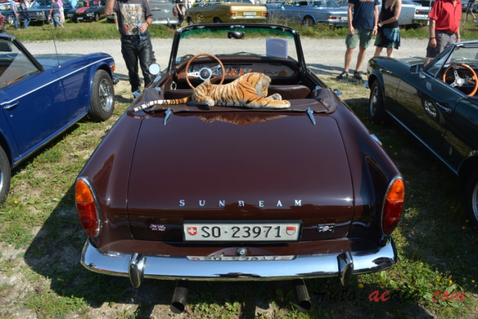 Sunbeam Tiger 1964-1967 (1965 Mark 1 roadster 2d), tył