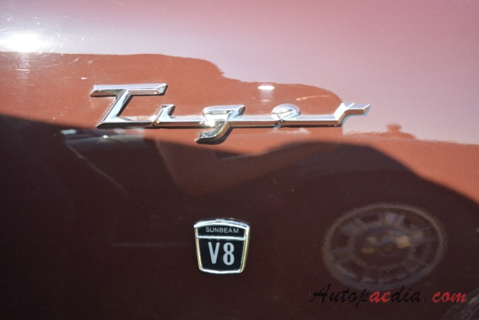 Sunbeam Tiger 1964-1967 (1965 Mark 1 roadster 2d), side emblem 