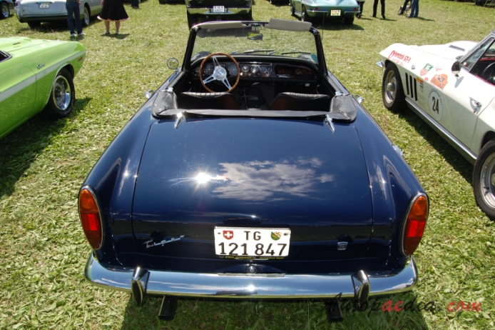 Sunbeam Tiger 1964-1967 (1966-1967 Mark 2 roadster 2d), rear view