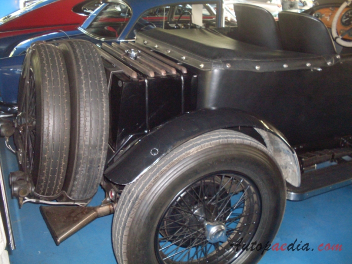 Sunbeam 25 HP 1926-1935 (1928 Sport Tourer 3619ccm), tył