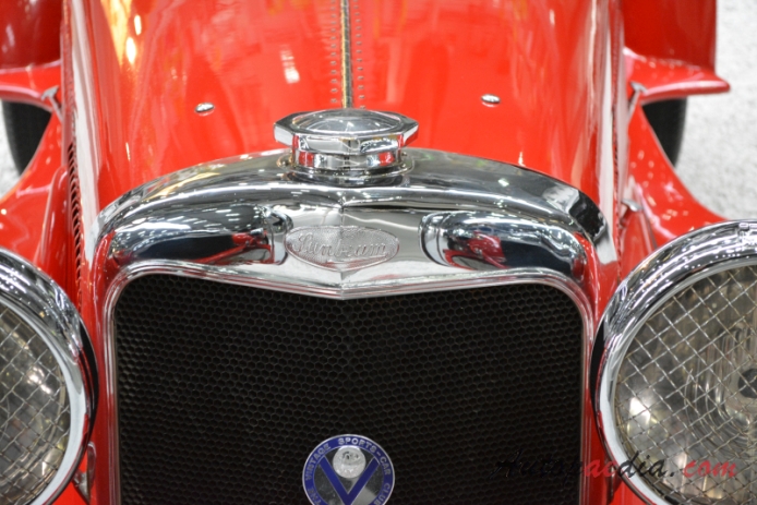 Sunbeam 3 litre 1924-1930 (1927 Twin Cam roadster 2d), emblemat przód 