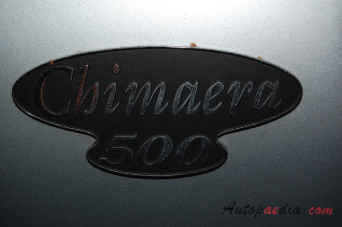 TVR Chimära 1992-2003 (1999 Chimära 500 convertible 2d), rear emblem  