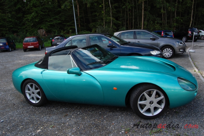 TVR Griffith 1991-2002 (Griffith 500) (cabriolet 2d), prawy bok