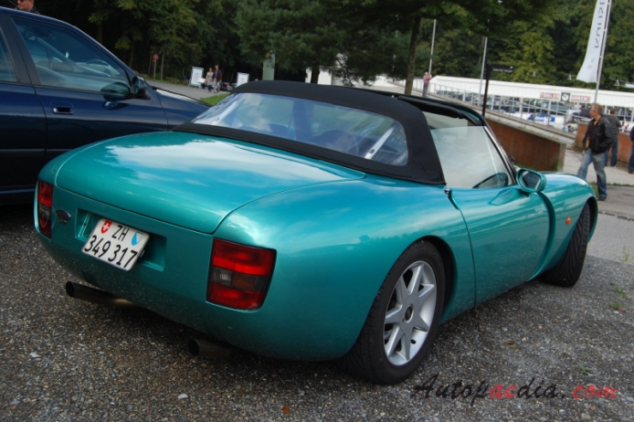 TVR Griffith 1991-2002 (Griffith 500) (cabriolet 2d), prawy tył