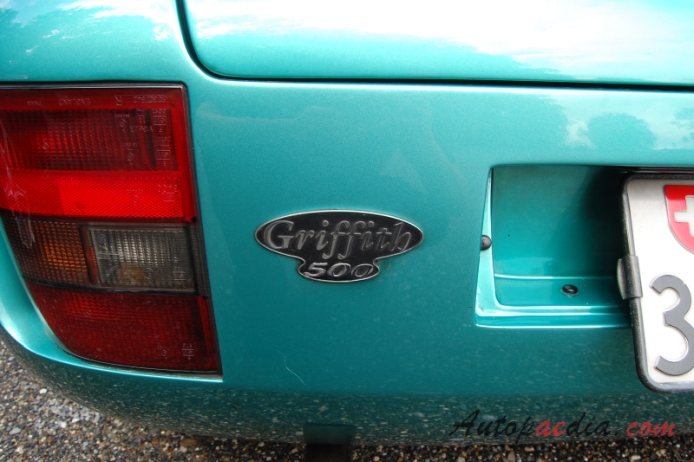 TVR Griffith 1991-2002 (Griffith 500) (cabriolet 2d), emblemat tył 