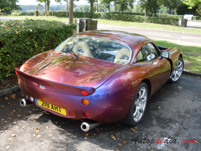 TVR Tuscan Speed 6 1999-2006 (1999-2005 Tuscan S Mk1 Targa 2d), right rear view