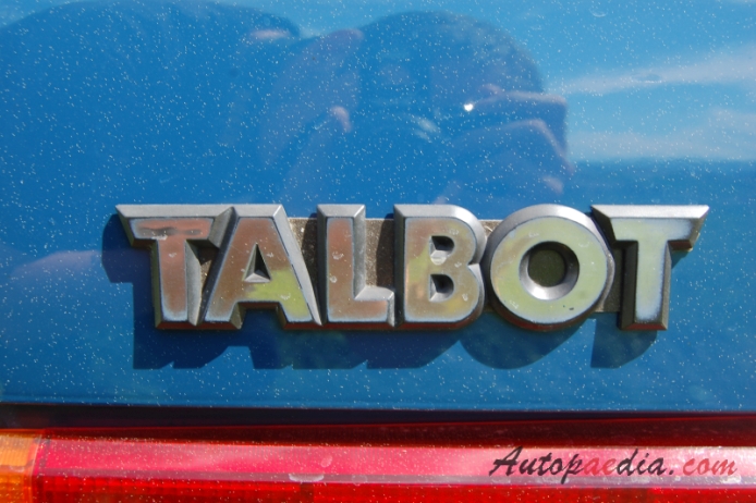 Talbot 1510 1980-1985 (hatchback 5d), rear emblem  