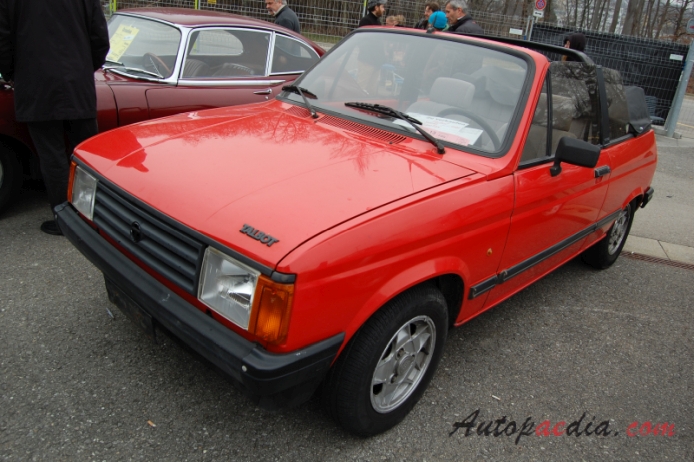 Talbot Samba 1981-1986.(1983 cabriolet 2d), left front view