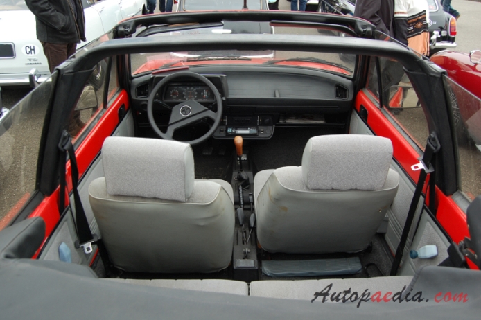 Talbot Samba 1981-1986.(1983 cabriolet 2d), interior