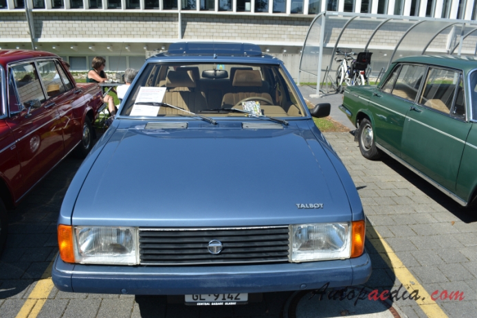 Talbot Solara 1980-1986 (1980 Talbot Simca Solara 1.6 SX sedan 4d), front view