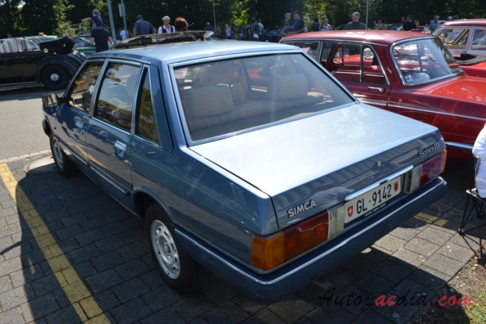 Talbot Solara 1980-1986 (1980 Talbot Simca Solara 1.6 SX sedan 4d),  left rear view