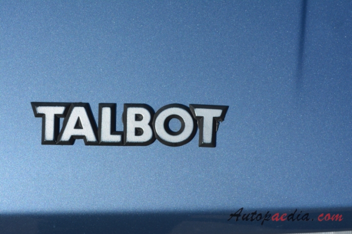 Talbot Solara 1980-1986 (1980 Talbot Simca Solara 1.6 SX sedan 4d), front emblem  