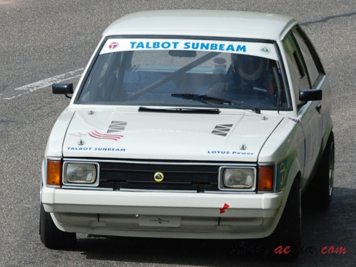 Talbot Sunbeam 1980-1981 (1980 Gr. B Sunbeam Lotus 2140ccm), lewy przód