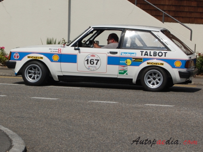 Talbot Sunbeam 1980-1981 (1980 Gr. B Sunbeam Lotus 2176ccm), lewy bok