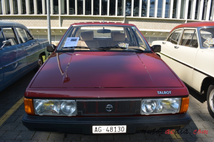 Talbot Tagora 1980-1983 (1983 Talbot Tagora 2.2 GLS sedan 4d), przód