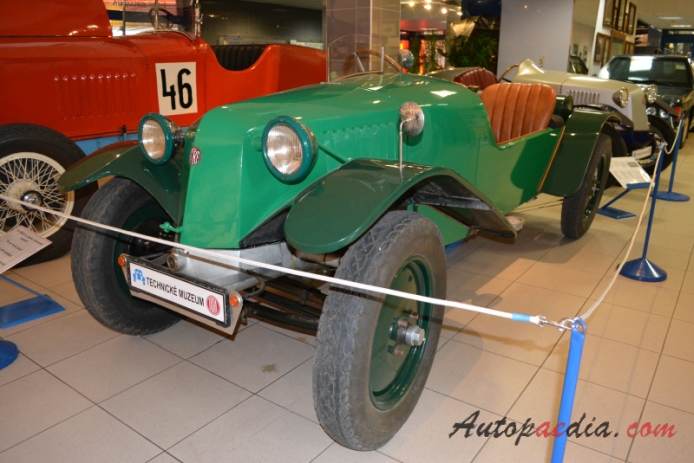 Tatra 12 1926-1936 (roadster), lewy przód