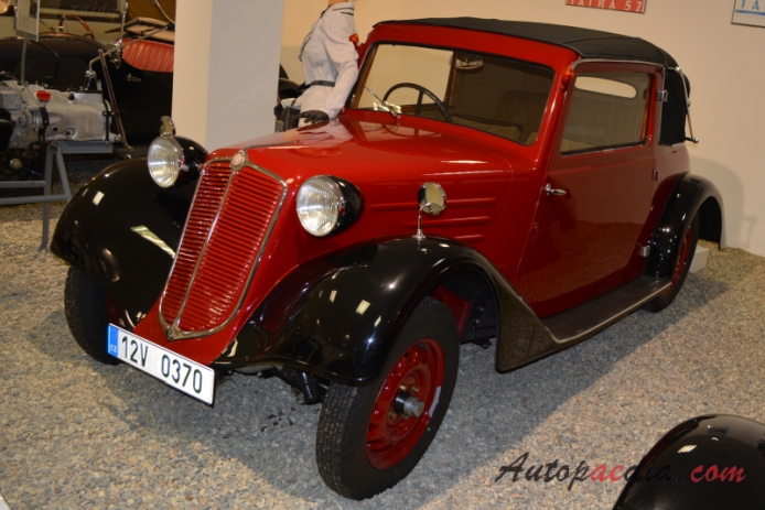 Tatra 57 1931-1948 (1935-1938 T57A cabriolet 2d), lewy przód