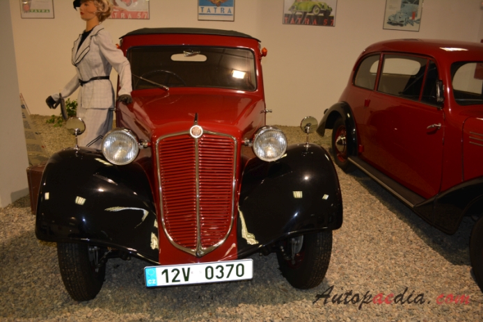 Tatra 57 1931-1948 (1935-1938 T57A cabriolet 2d), front view