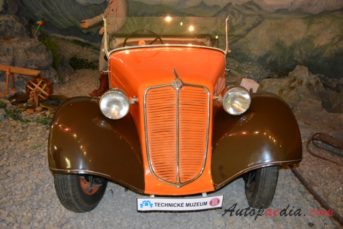 Tatra 57 1931-1948 (1935-1938 T57A sport cabriolet 2d), front view