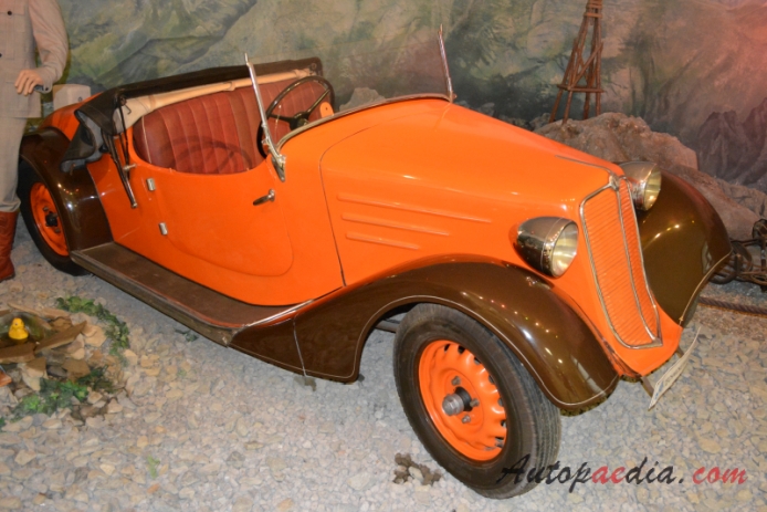 Tatra 57 1931-1948 (1935-1938 T57A sport cabriolet 2d), prawy przód