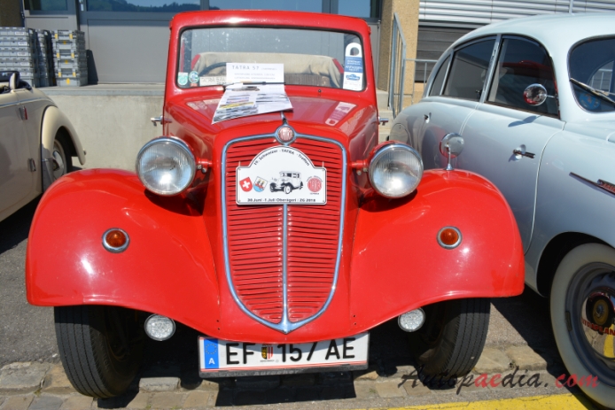 Tatra 57 1931-1948 (1936 T57A cabriolet 2d), front view