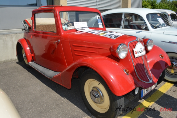 Tatra 57 1931-1948 (1936 T57A cabriolet 2d), prawy przód