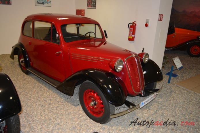 Tatra 57 1931-1948 (1938-1948 T57B limuzyna 2d), prawy przód