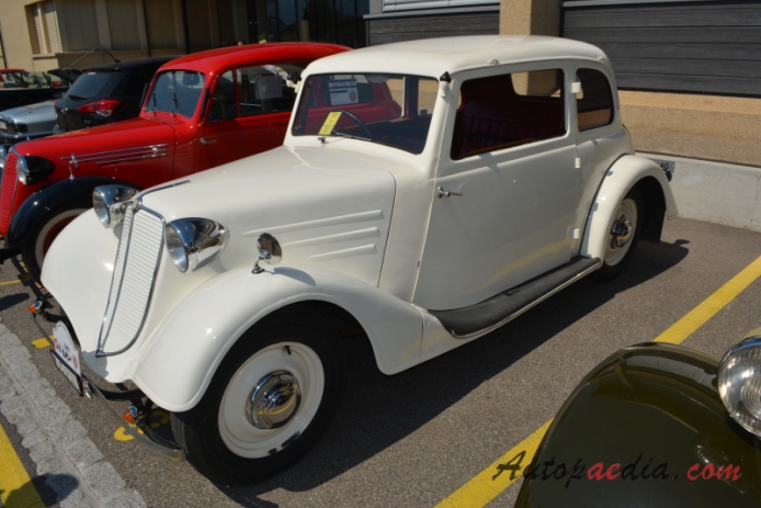 Tatra 57 1931-1948 (1938 T57A limuzyna 2d), lewy przód
