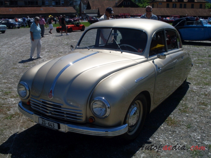 Tatra T600 Tatraplan 1948-1952, lewy przód