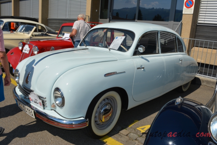 Tatra T600 Tatraplan 1948-1952 (1949 sedan 4d), left front view