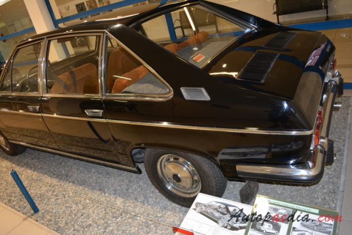 Tatra T613 1974-1996 (1969 Vignale prototype saloon 4d),  left rear view
