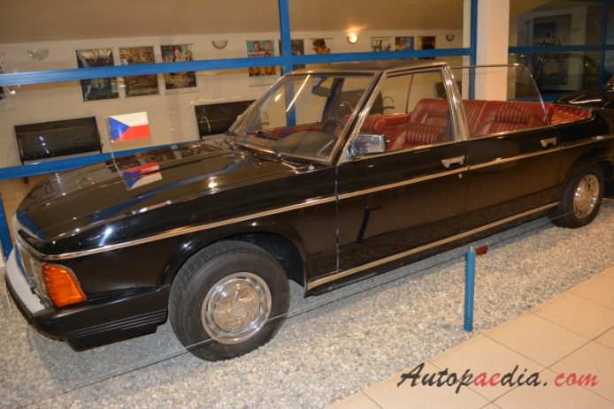 Tatra T613 1974-1996 (1984-1985 613-K cabriolet 4d), left side view