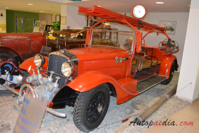 Tatra 70 1931-1934 (wóz strażacki), lewy przód